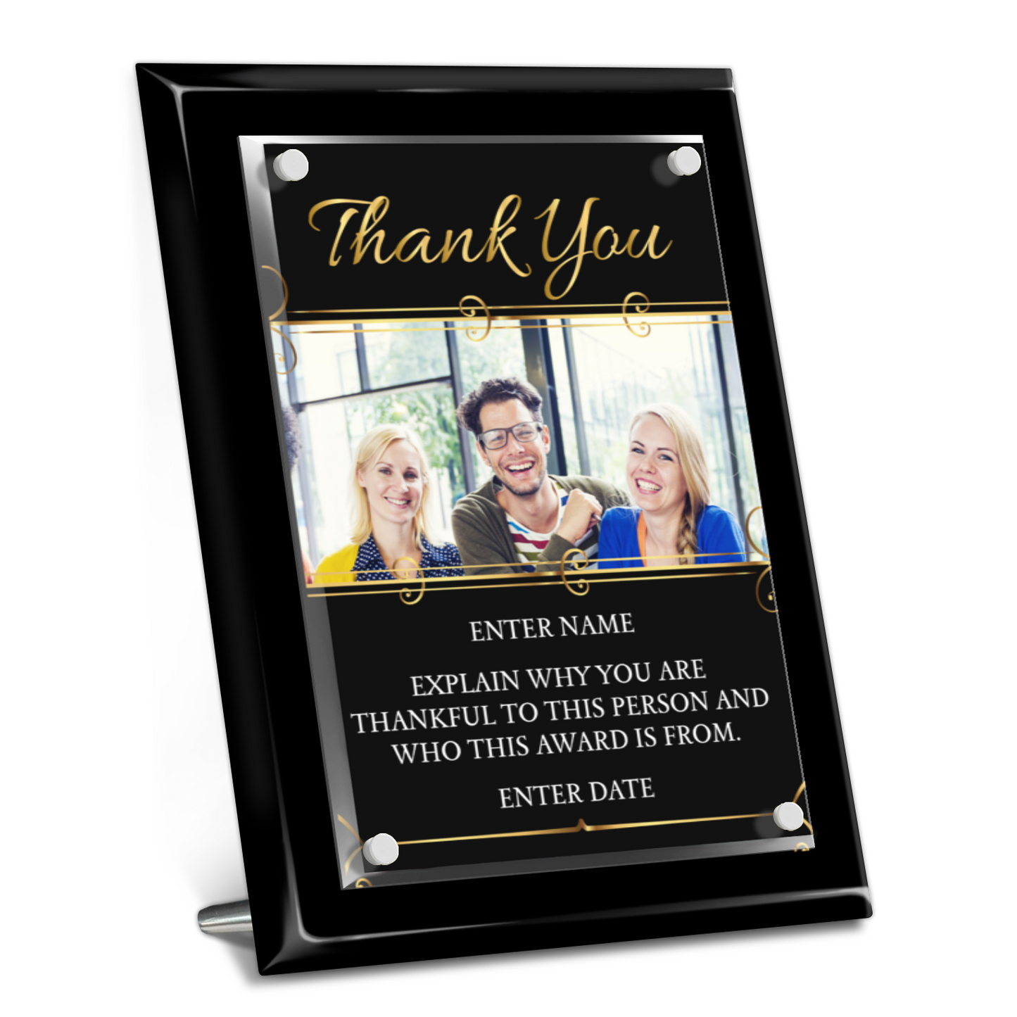 9" x 12" Thank You Award 6