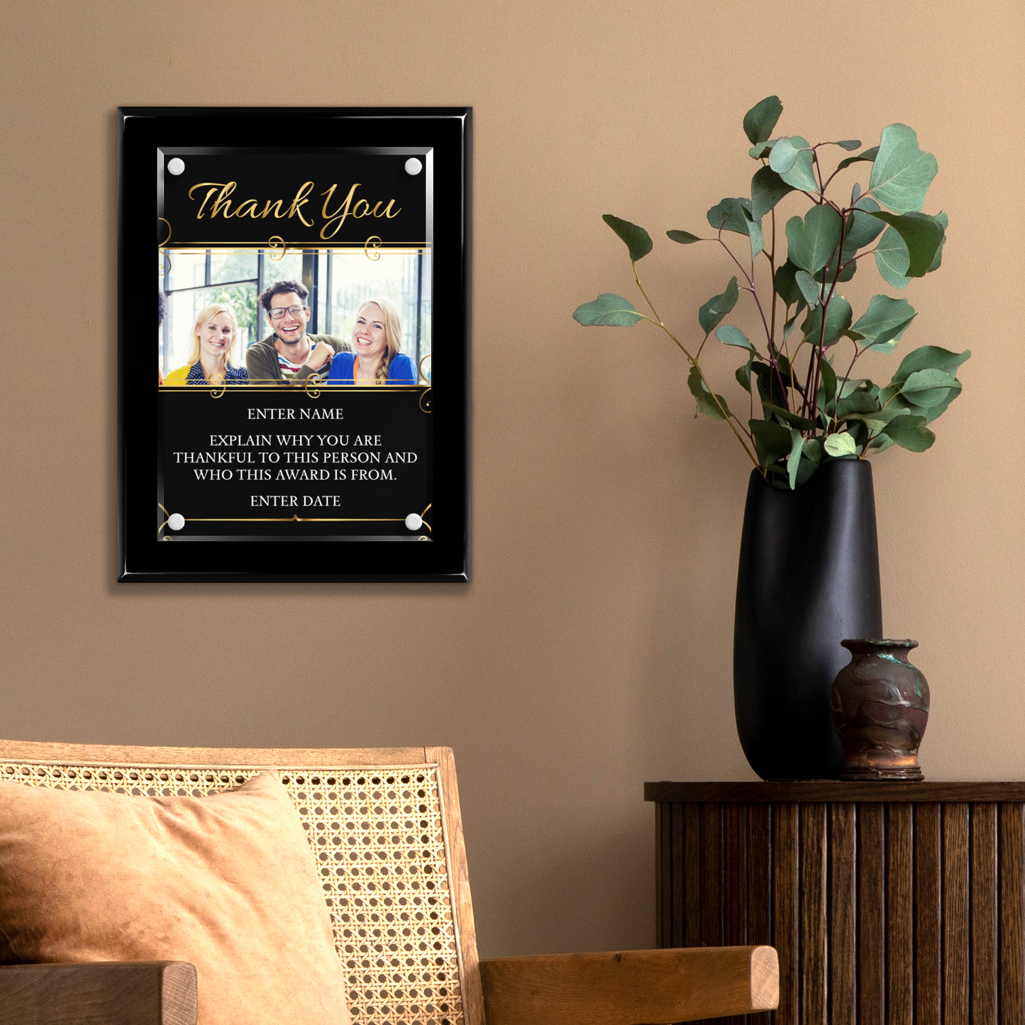 9" x 12" Thank You Award 6