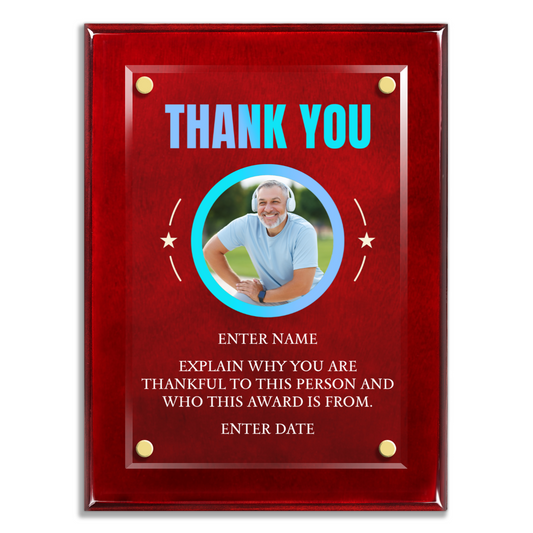 9" x 12" Thank You Award 7