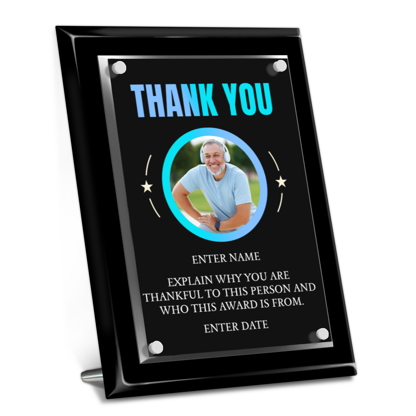 9" x 12" Thank You Award 7