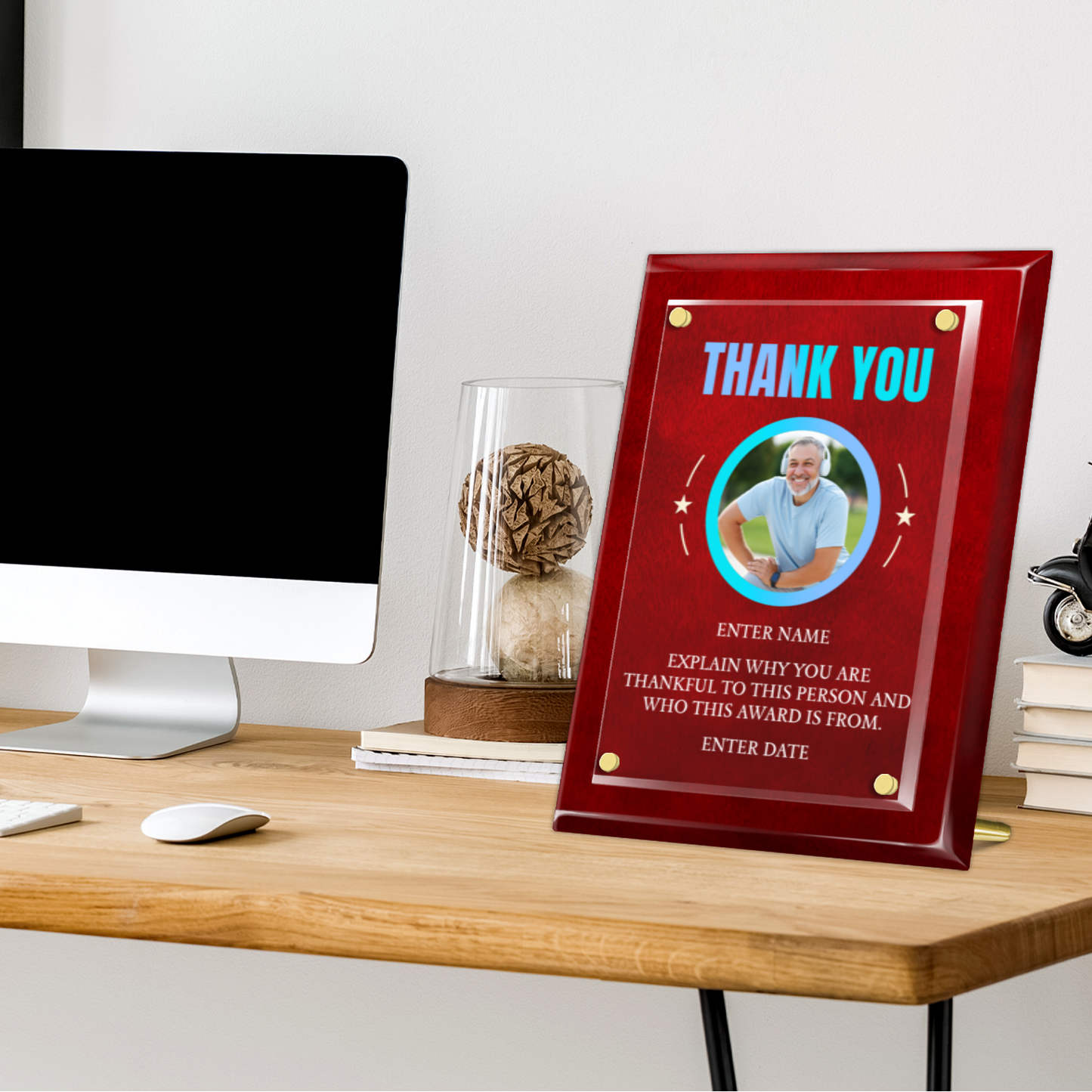 9" x 12" Thank You Award 7