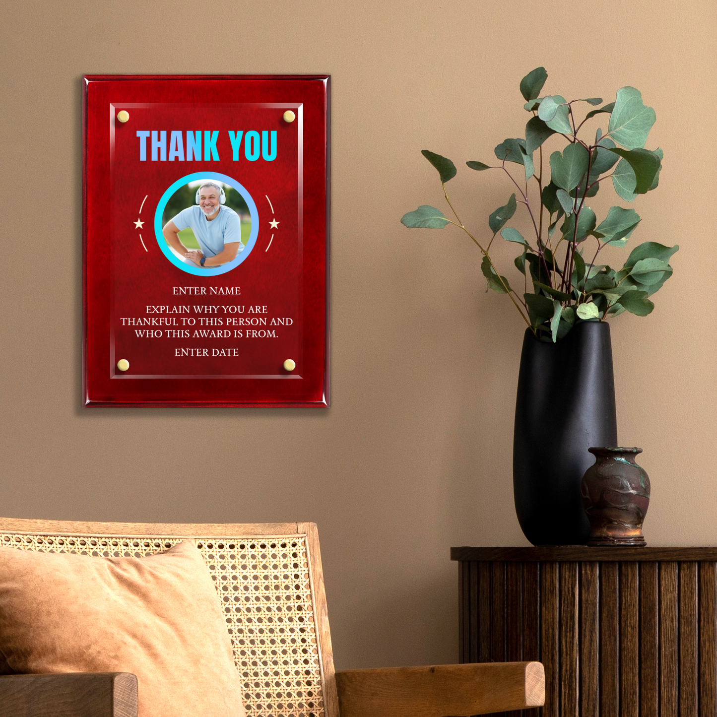 9" x 12" Thank You Award 7