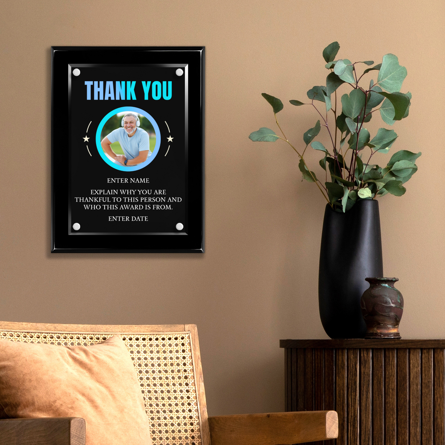 9" x 12" Thank You Award 7