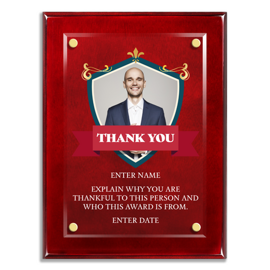 9" x 12" Thank You Award 8