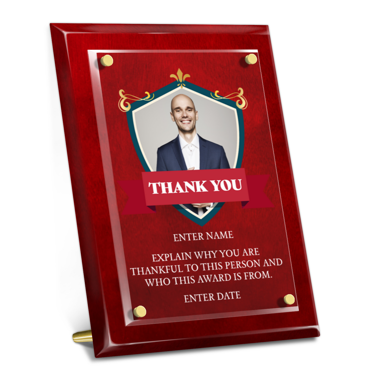 9" x 12" Thank You Award 8