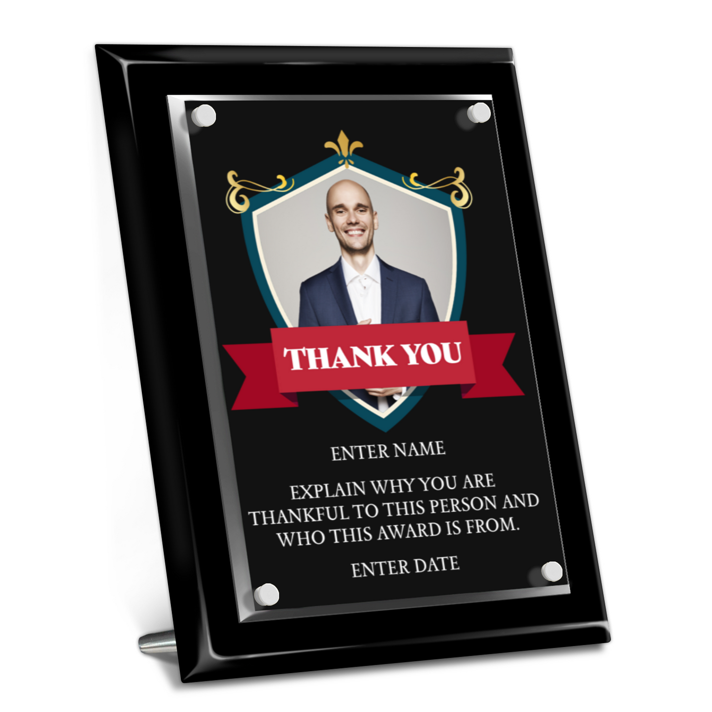 9" x 12" Thank You Award 8