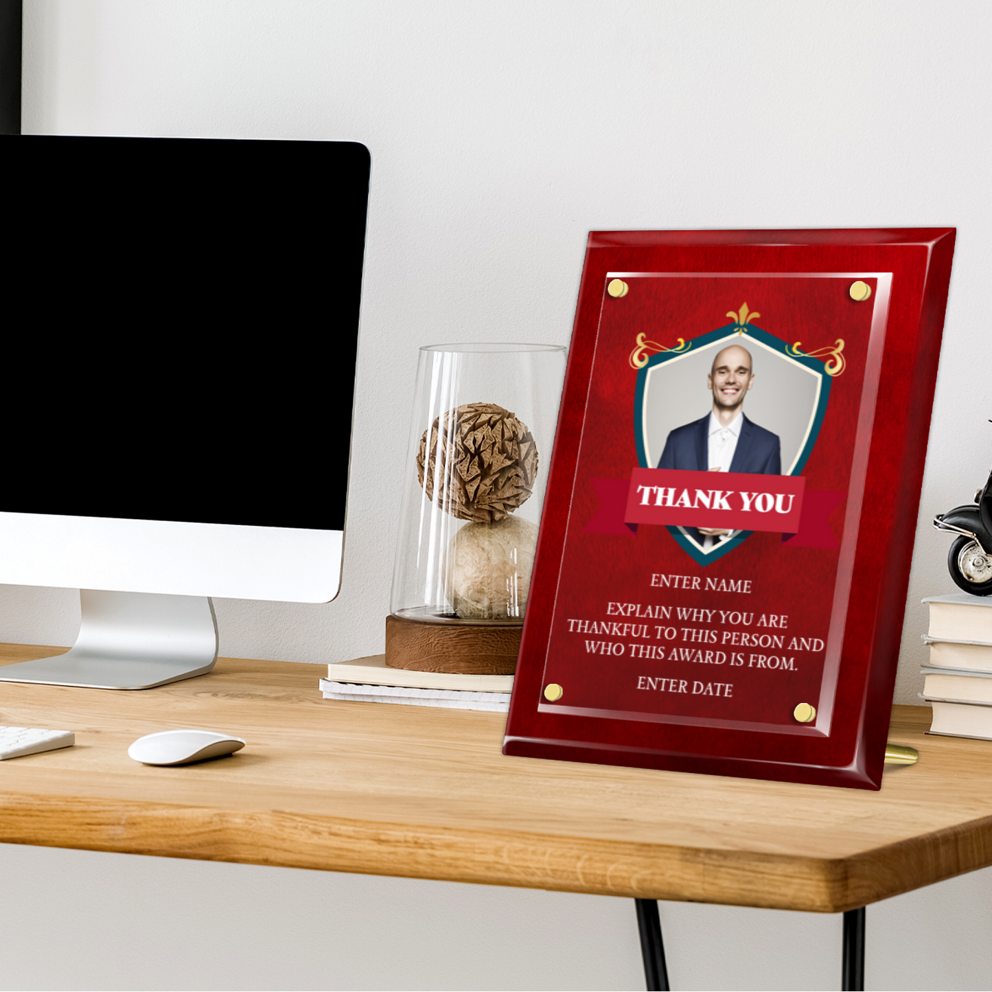 9" x 12" Thank You Award 8