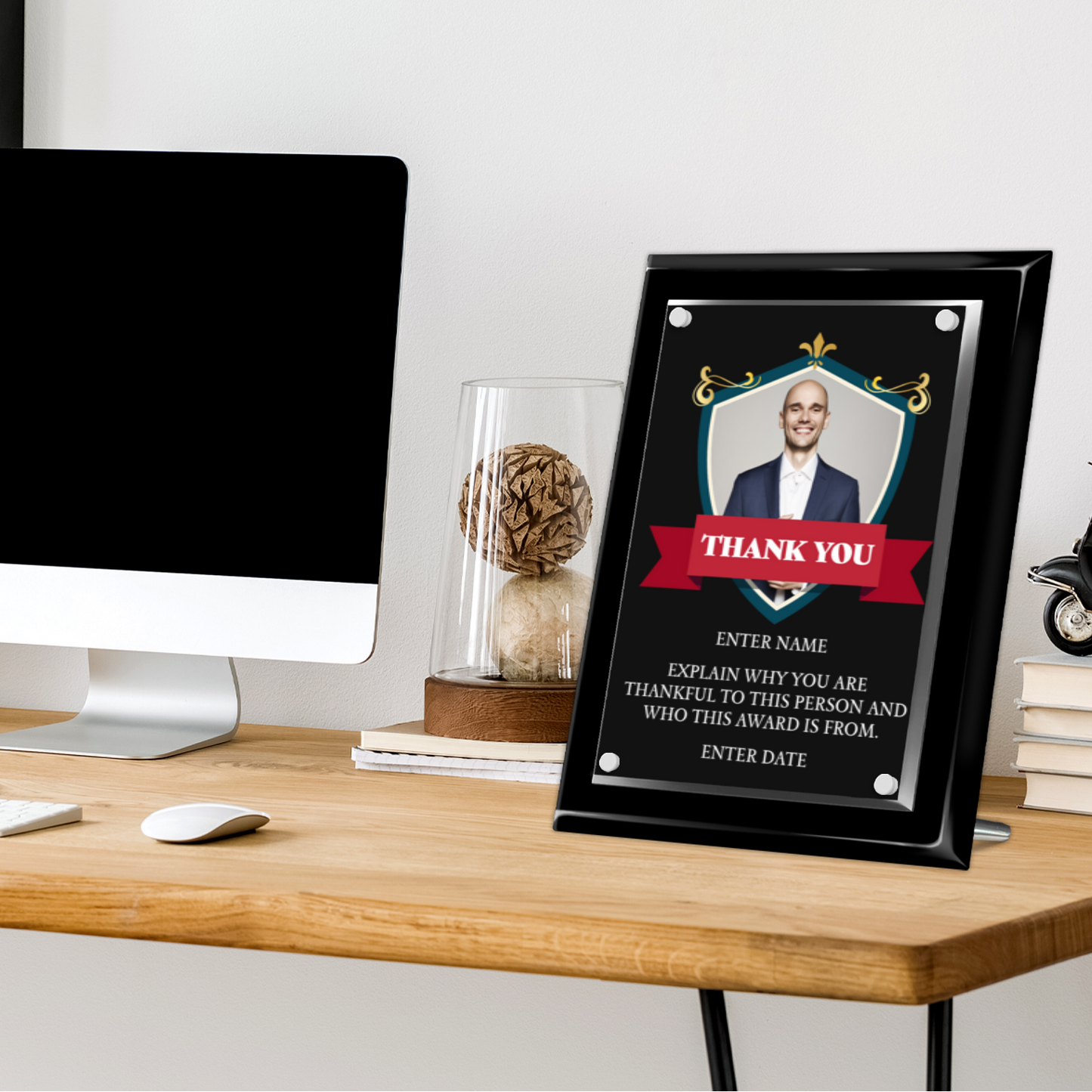 9" x 12" Thank You Award 8