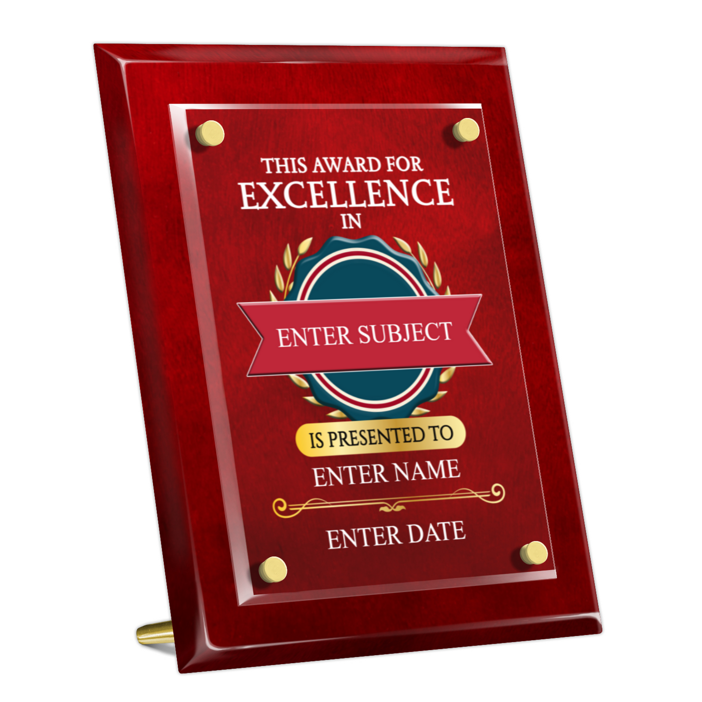 8" x 10" Excellence Award 1