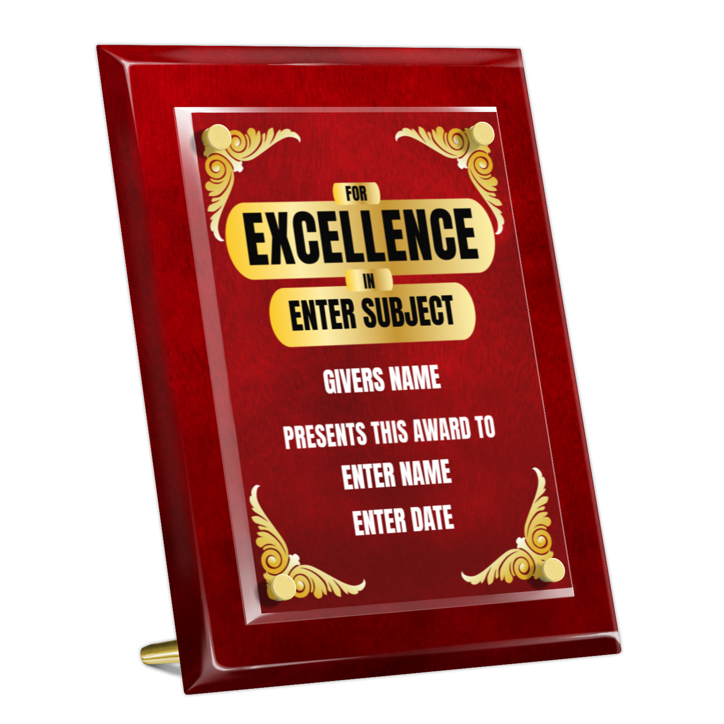 8" x 10" Excellence Award 2