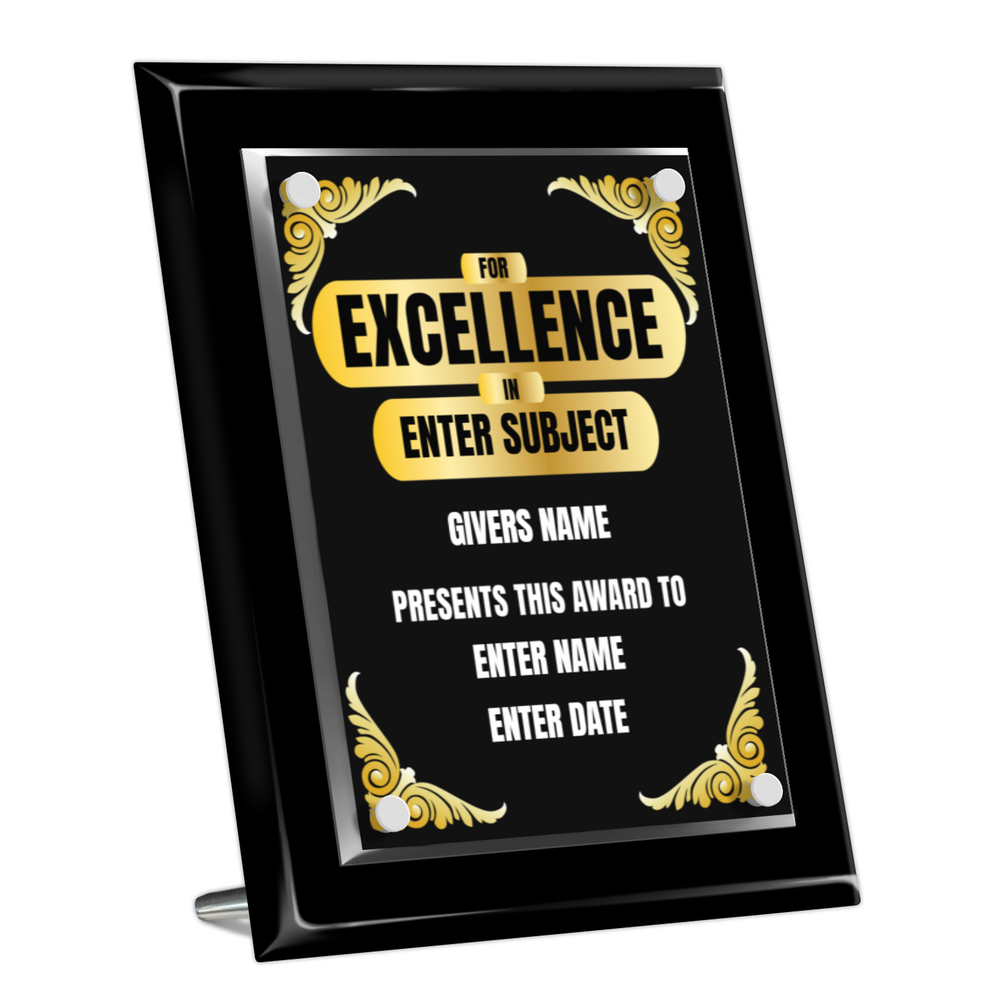 8" x 10" Excellence Award 2