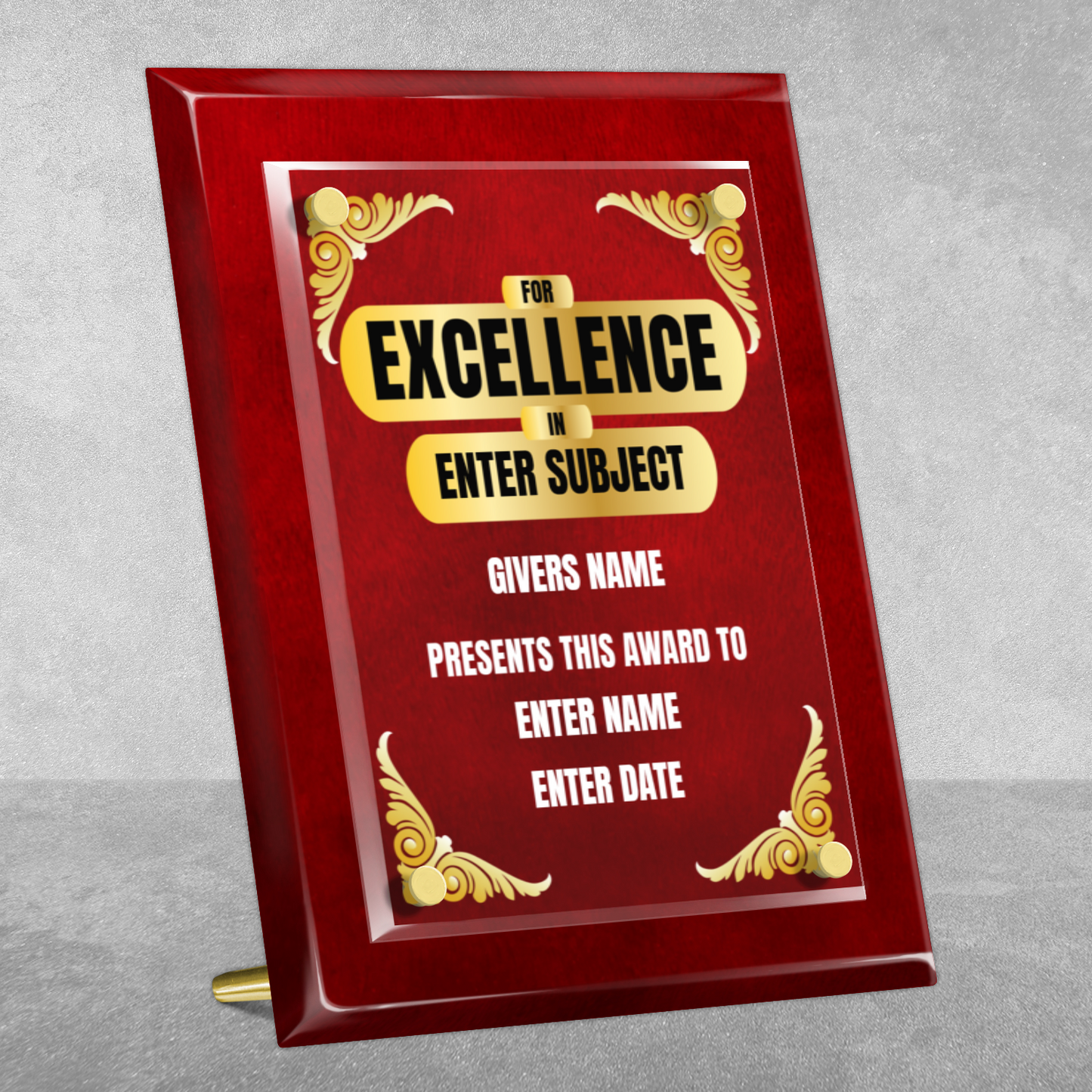 8" x 10" Excellence Award 2