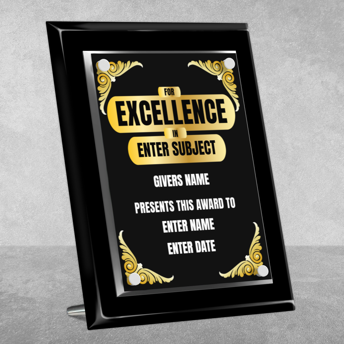 8" x 10" Excellence Award 2