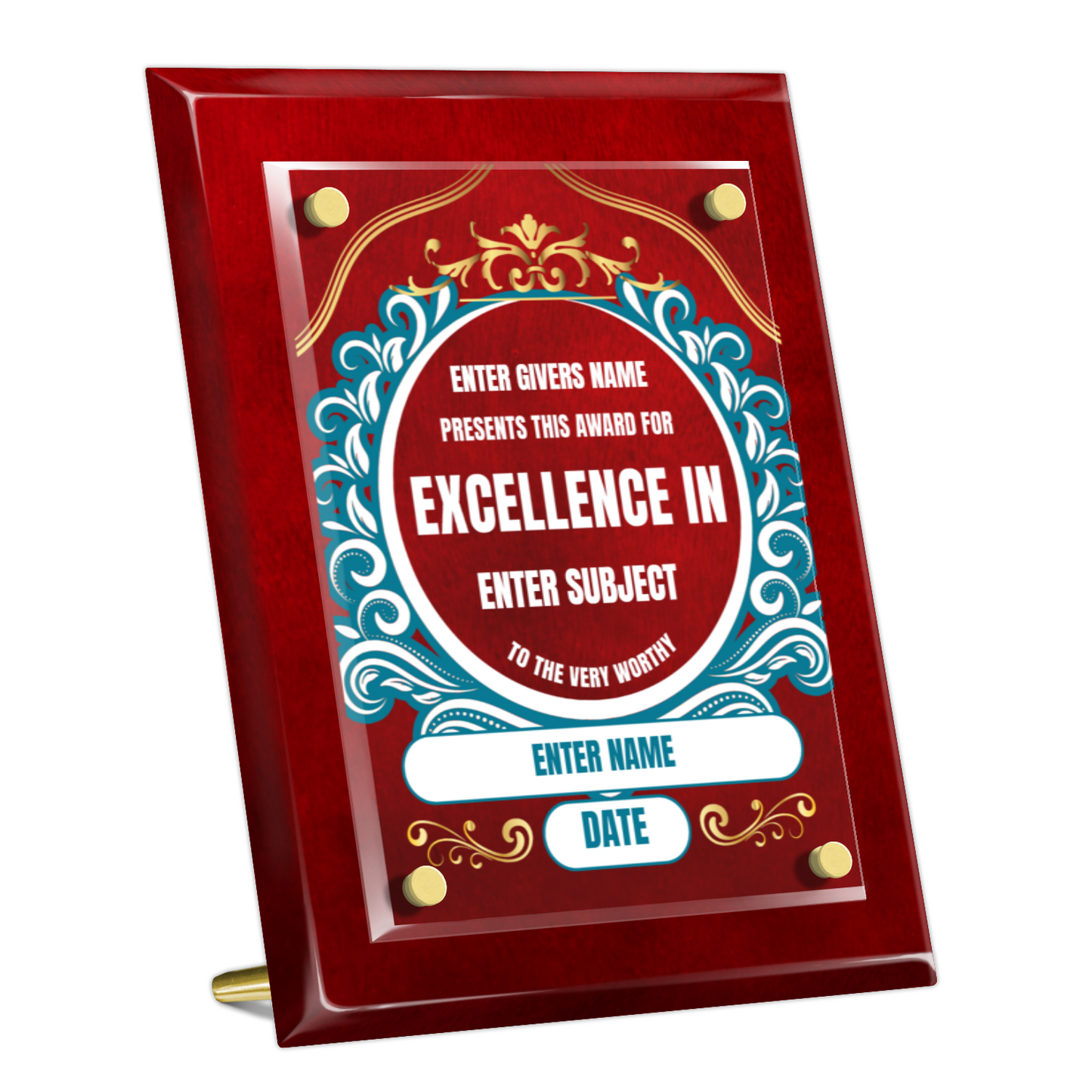 8" x 10" Excellence Award 3