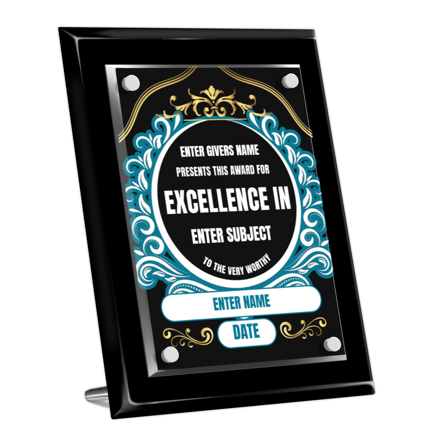 8" x 10" Excellence Award 3
