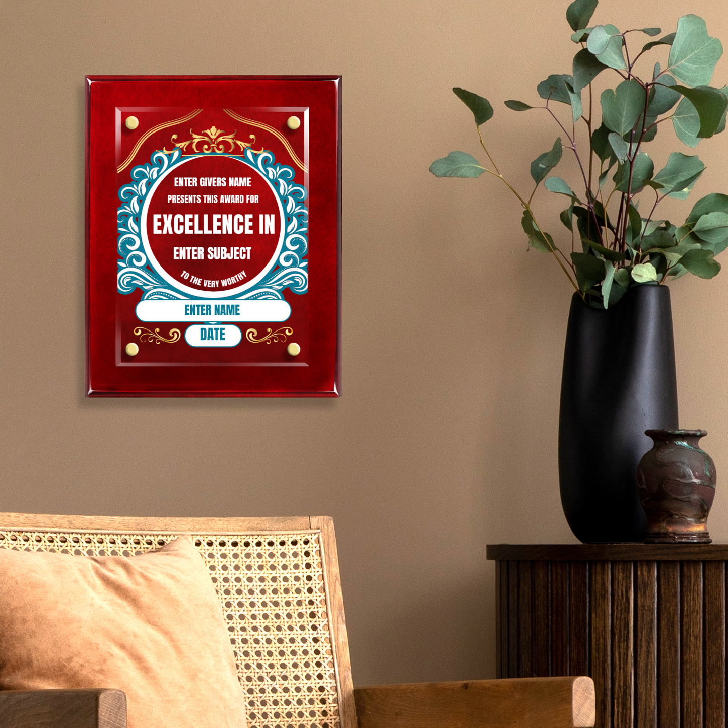 8" x 10" Excellence Award 3