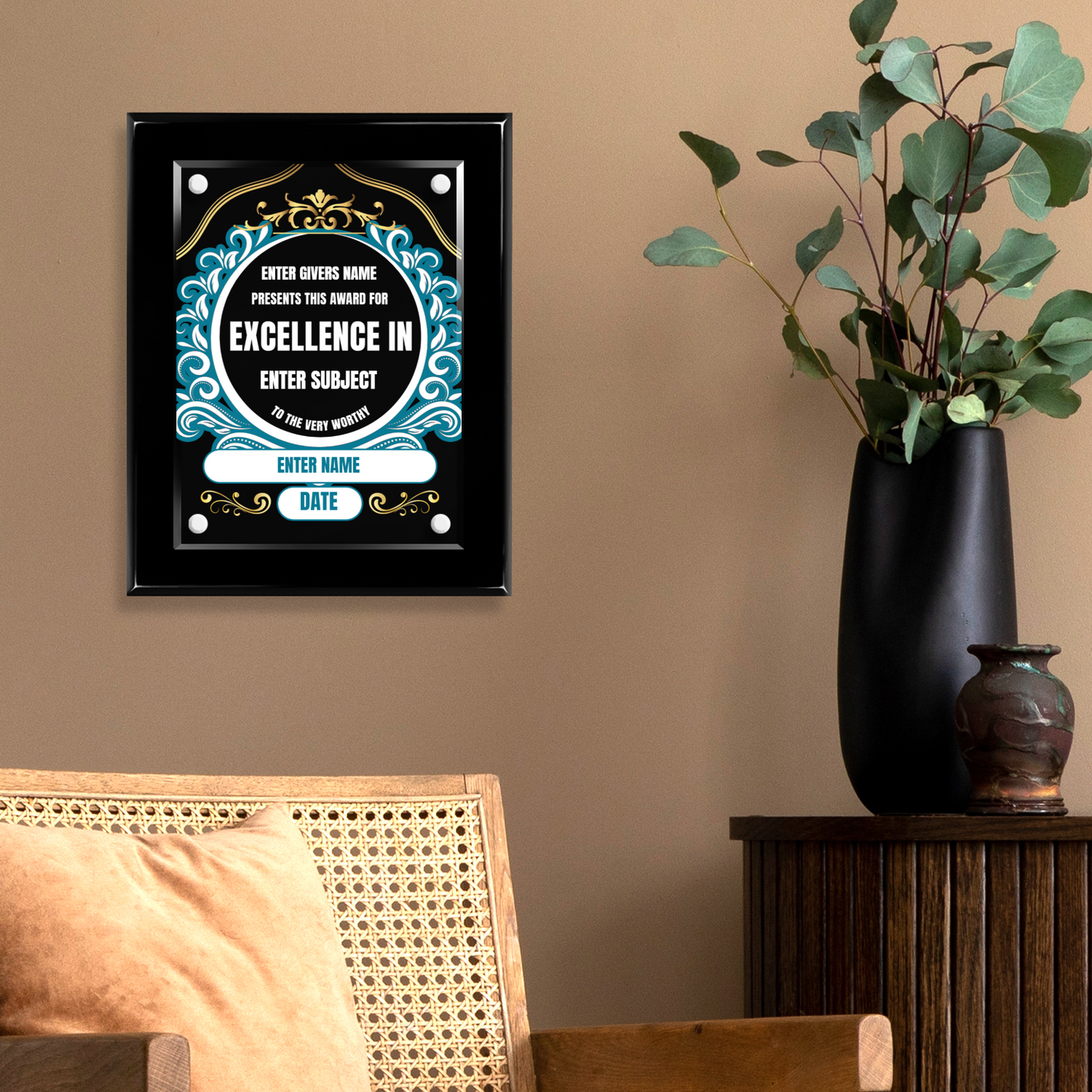 8" x 10" Excellence Award 3