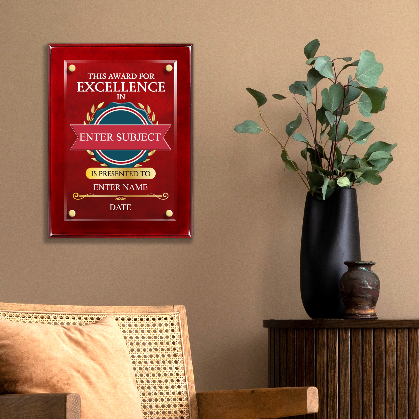9" x 12" Excellence Award 1