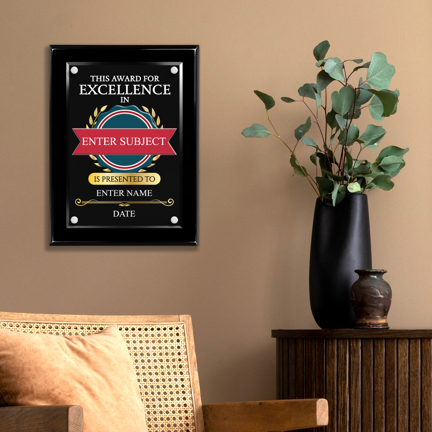9" x 12" Excellence Award 1