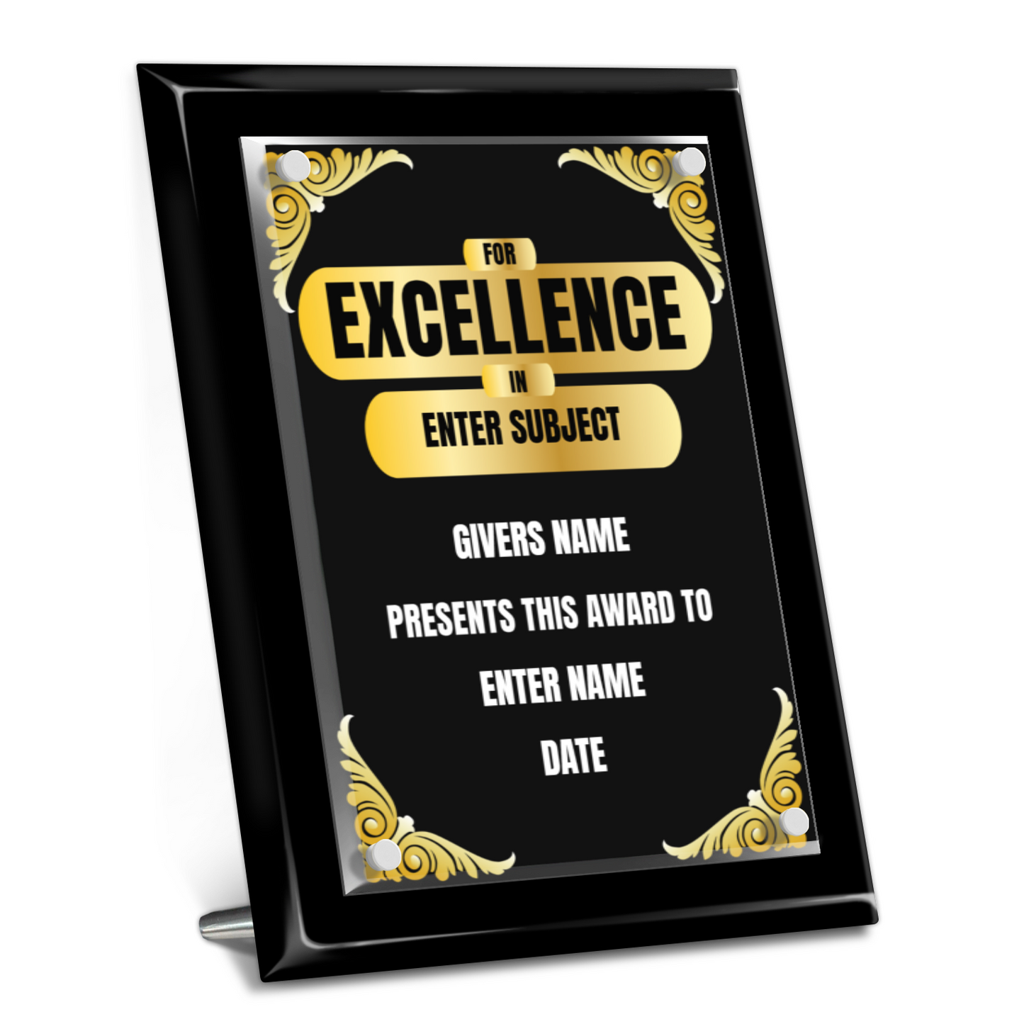 9" x 12" Excellence Award 2
