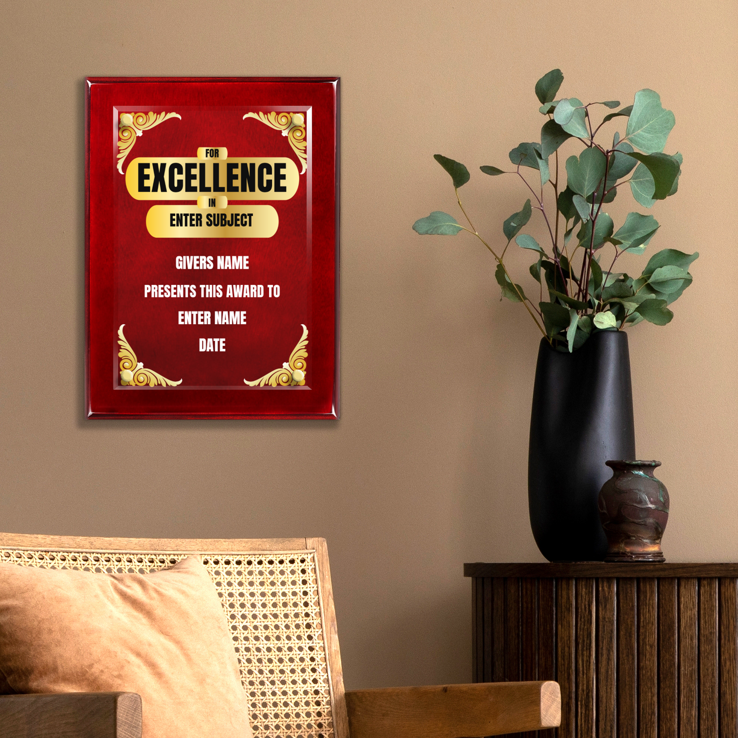 9" x 12" Excellence Award 2