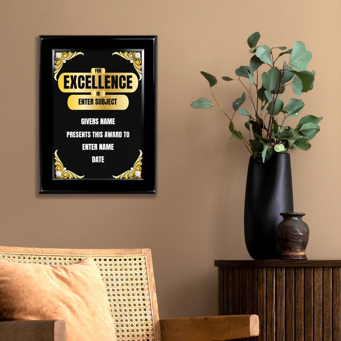 9" x 12" Excellence Award 2