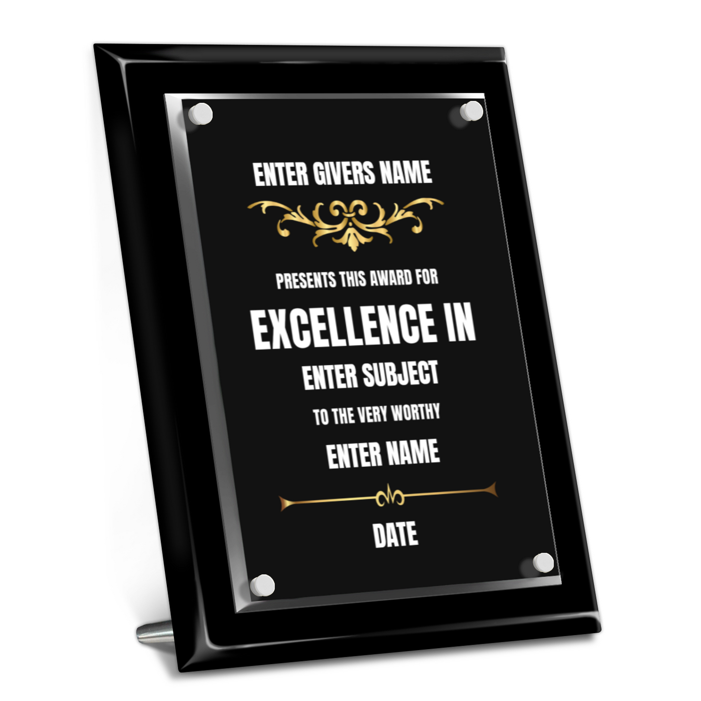 9" x 12" Excellence Award 4