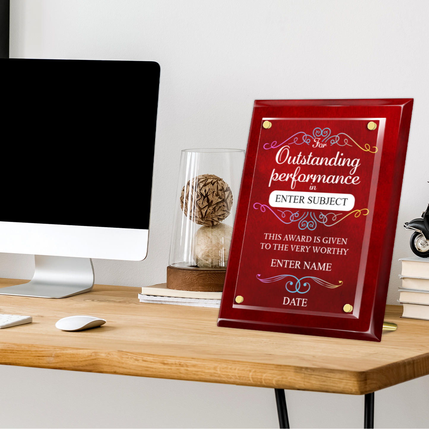 9" x 12" Outstanding Performance Award 1