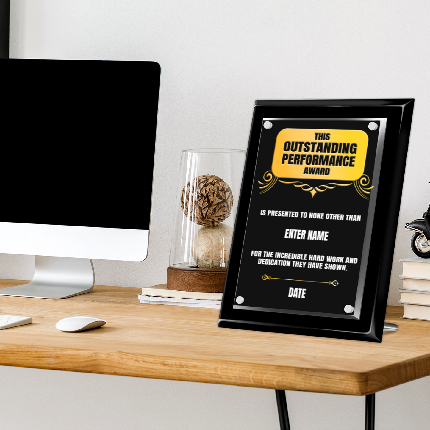 9" x 12" Outstanding Performance Award 3