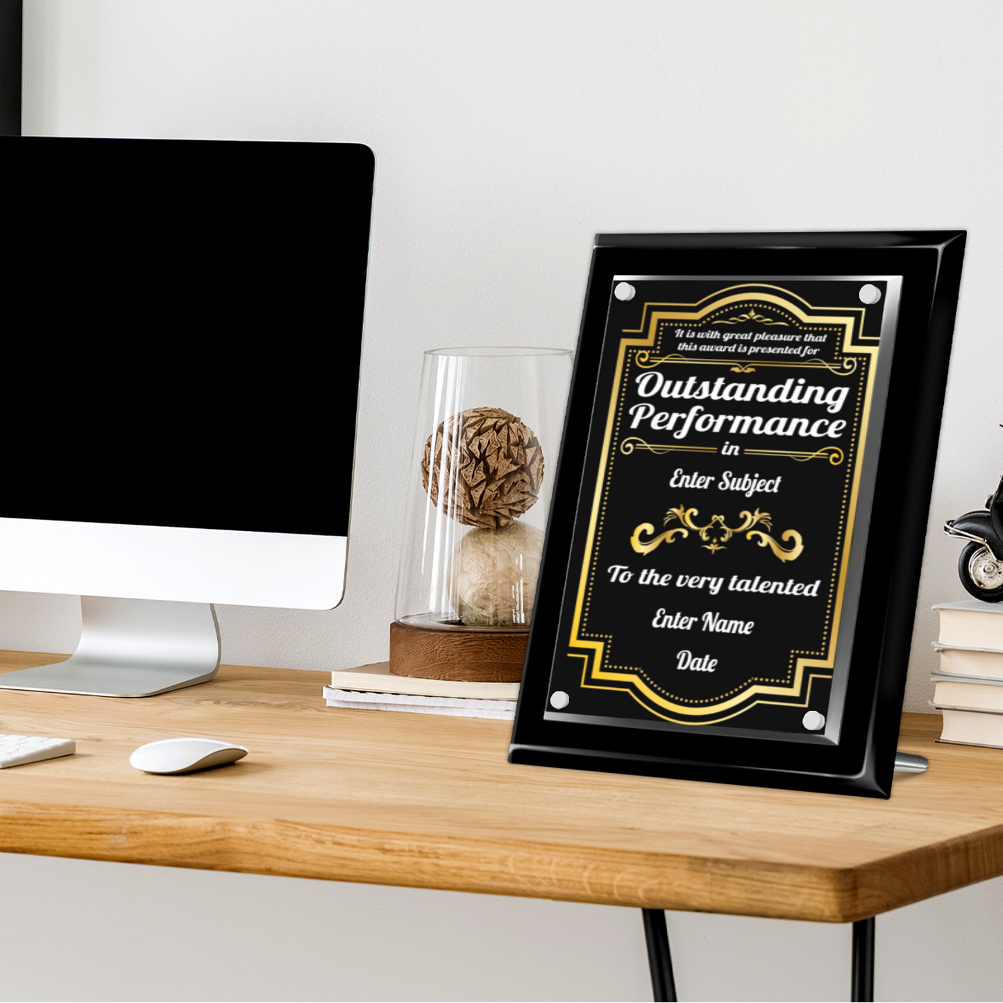 9" x 12" Outstanding Performance Award 4