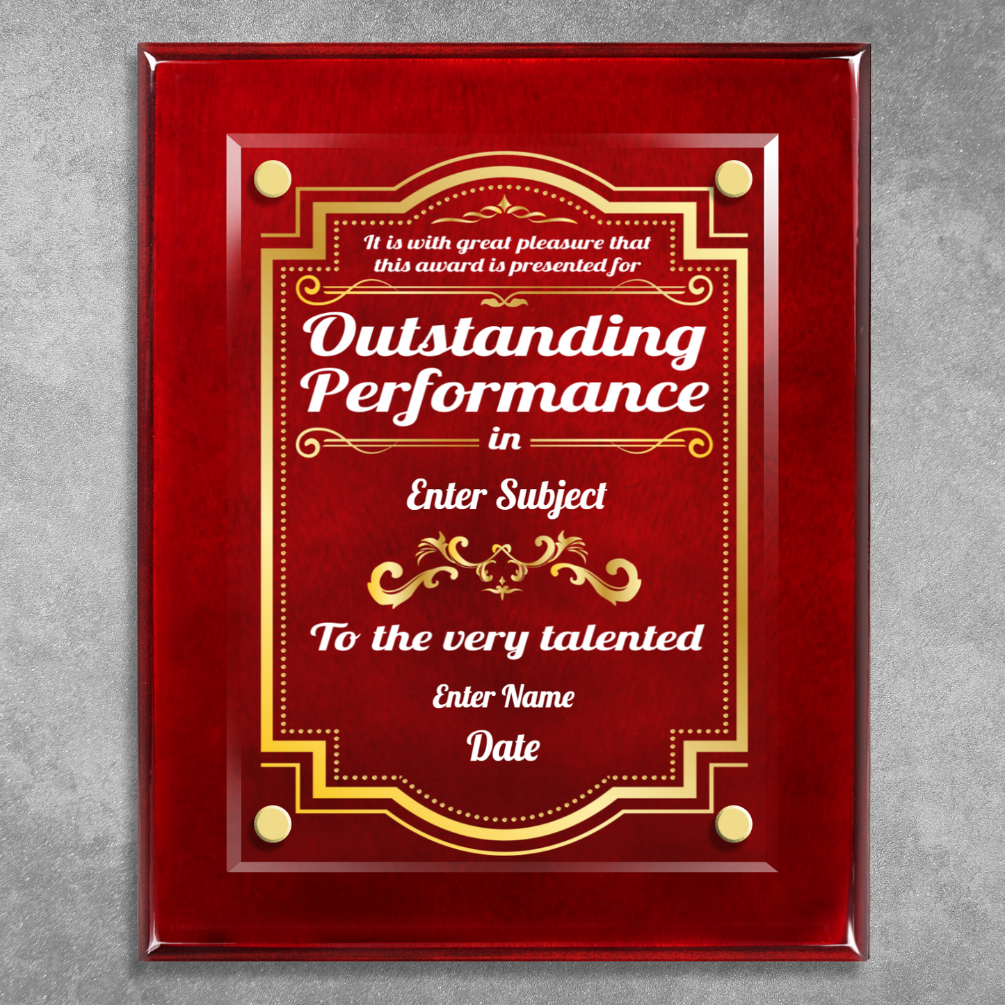Outstanding Performance Award 4