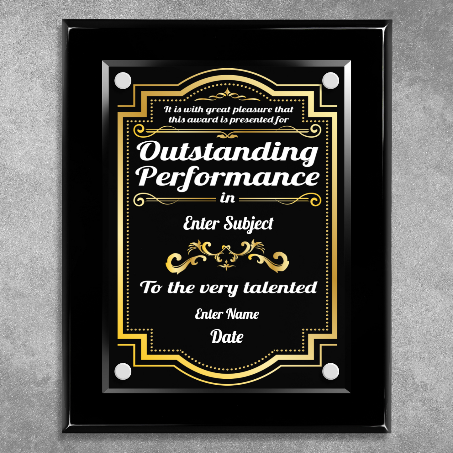 Outstanding Performance Award 4