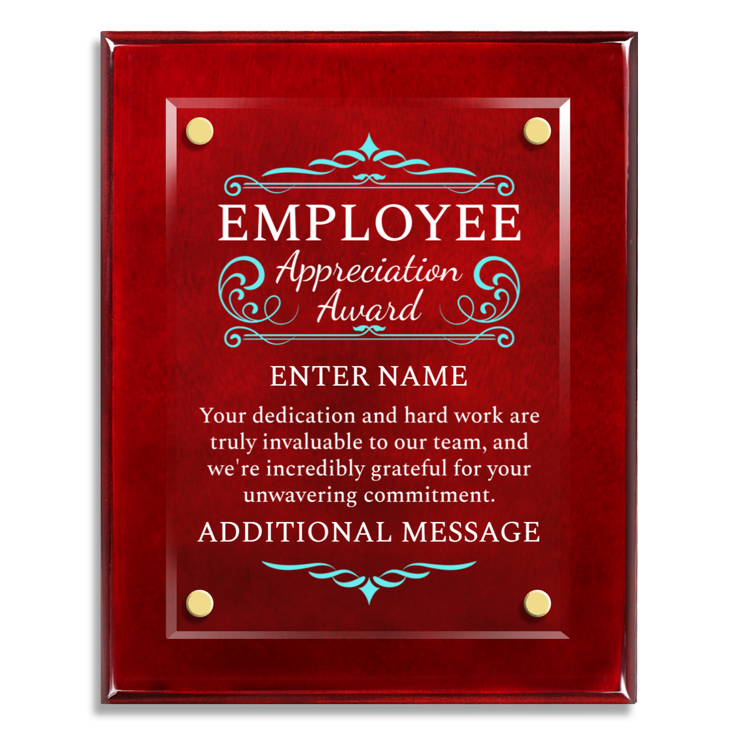 8" x 10" Employee Appreciation Award