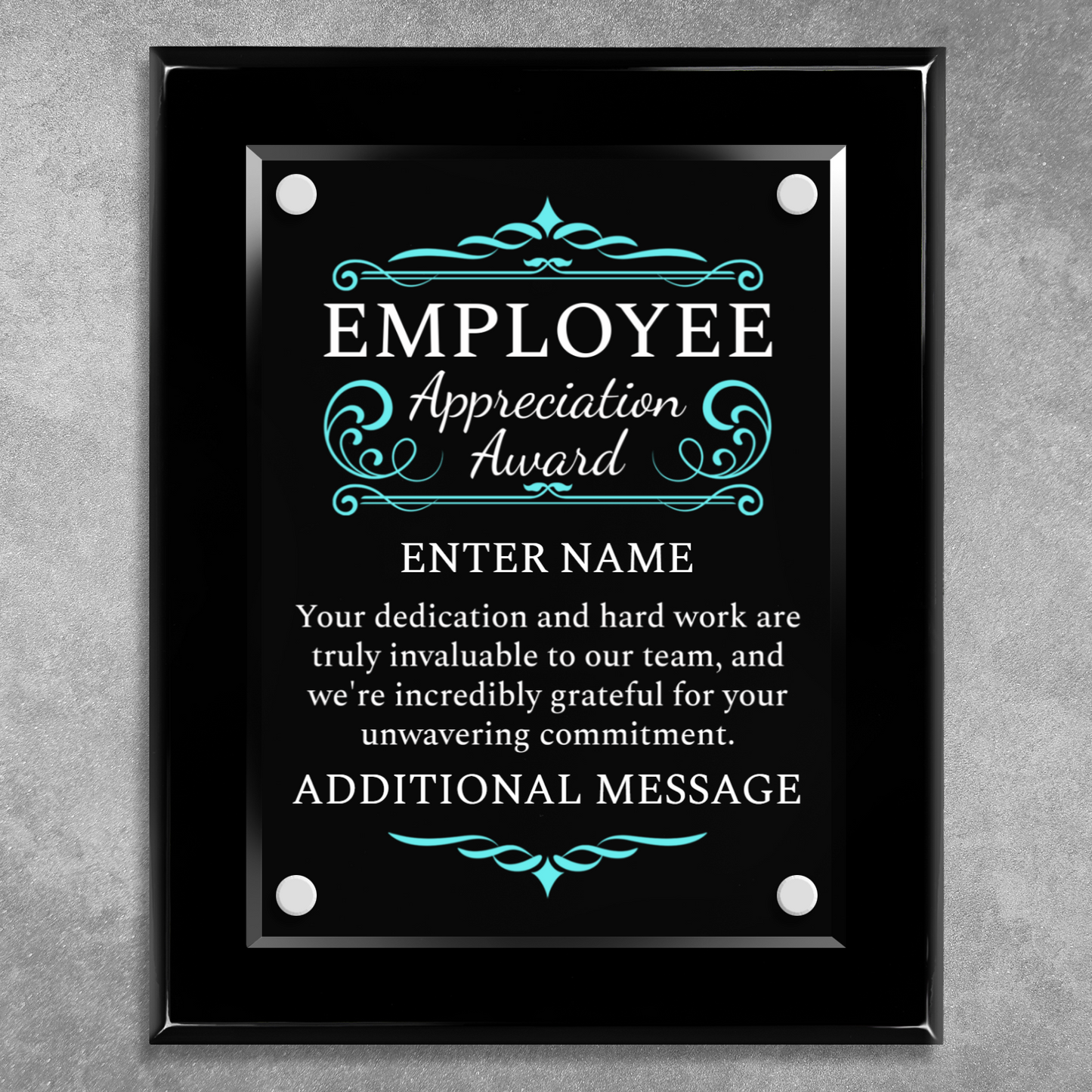 8" x 10" Employee Appreciation Award