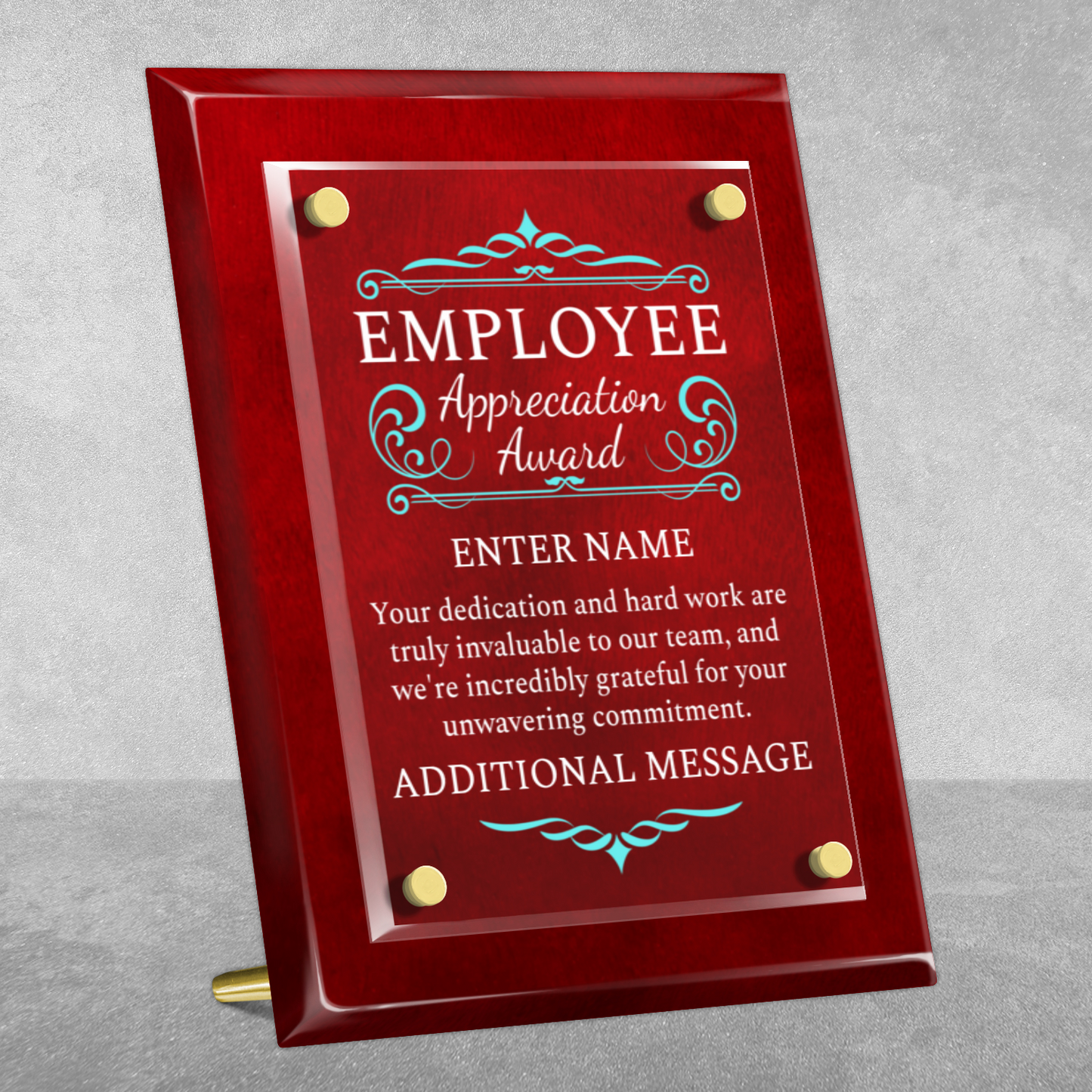8" x 10" Employee Appreciation Award