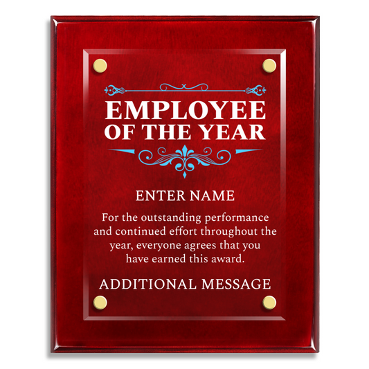 8" x 10" Employee Of The Year Award
