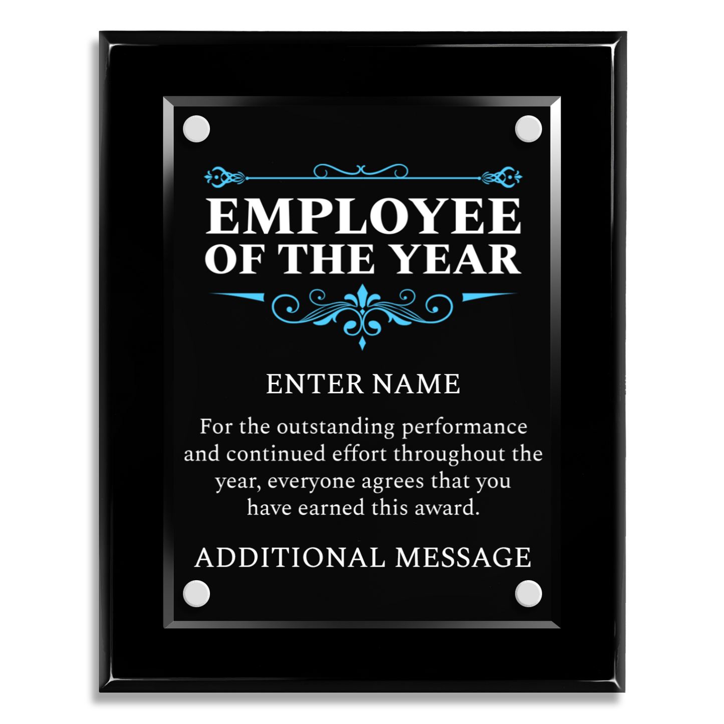 8" x 10" Employee Of The Year Award