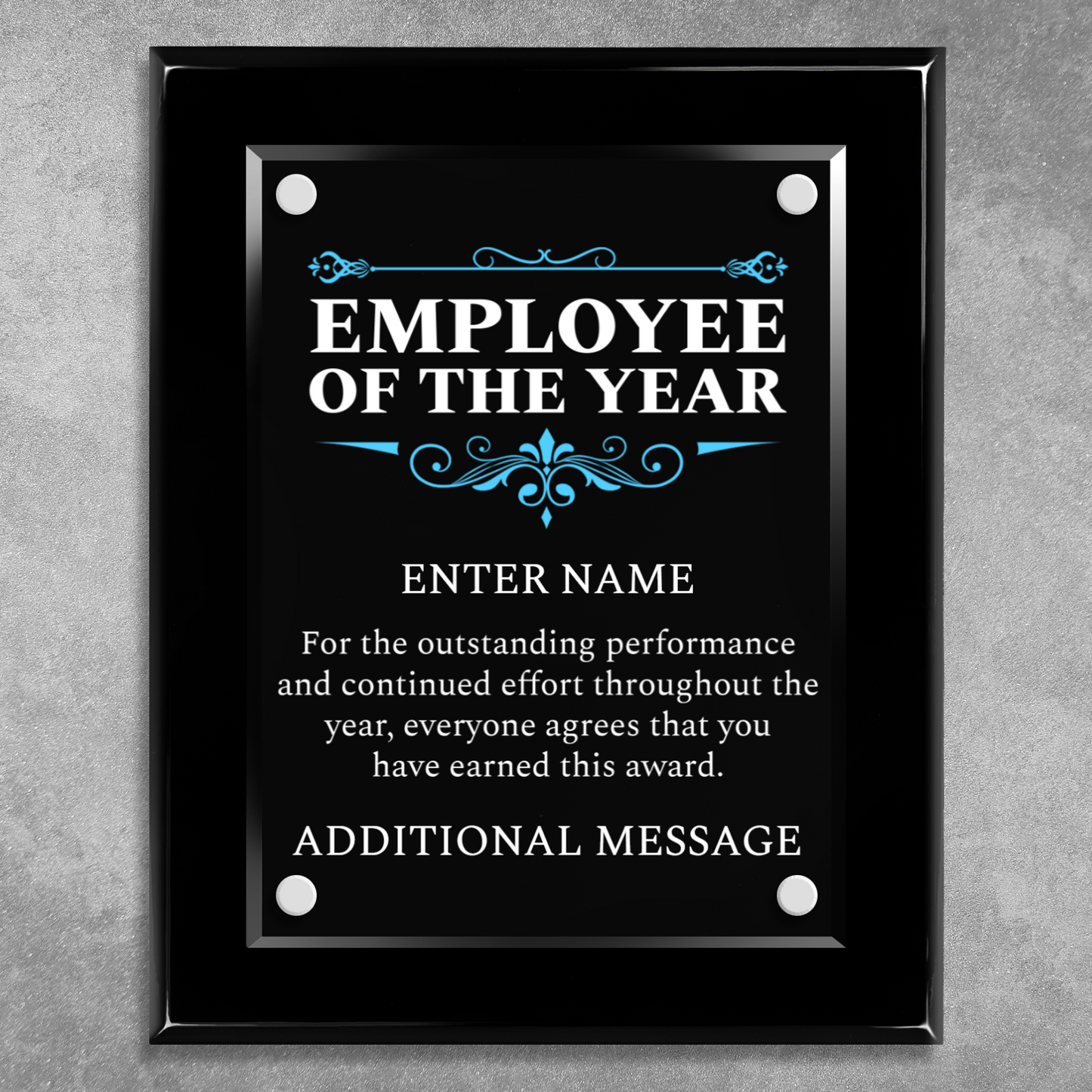 8" x 10" Employee Of The Year Award