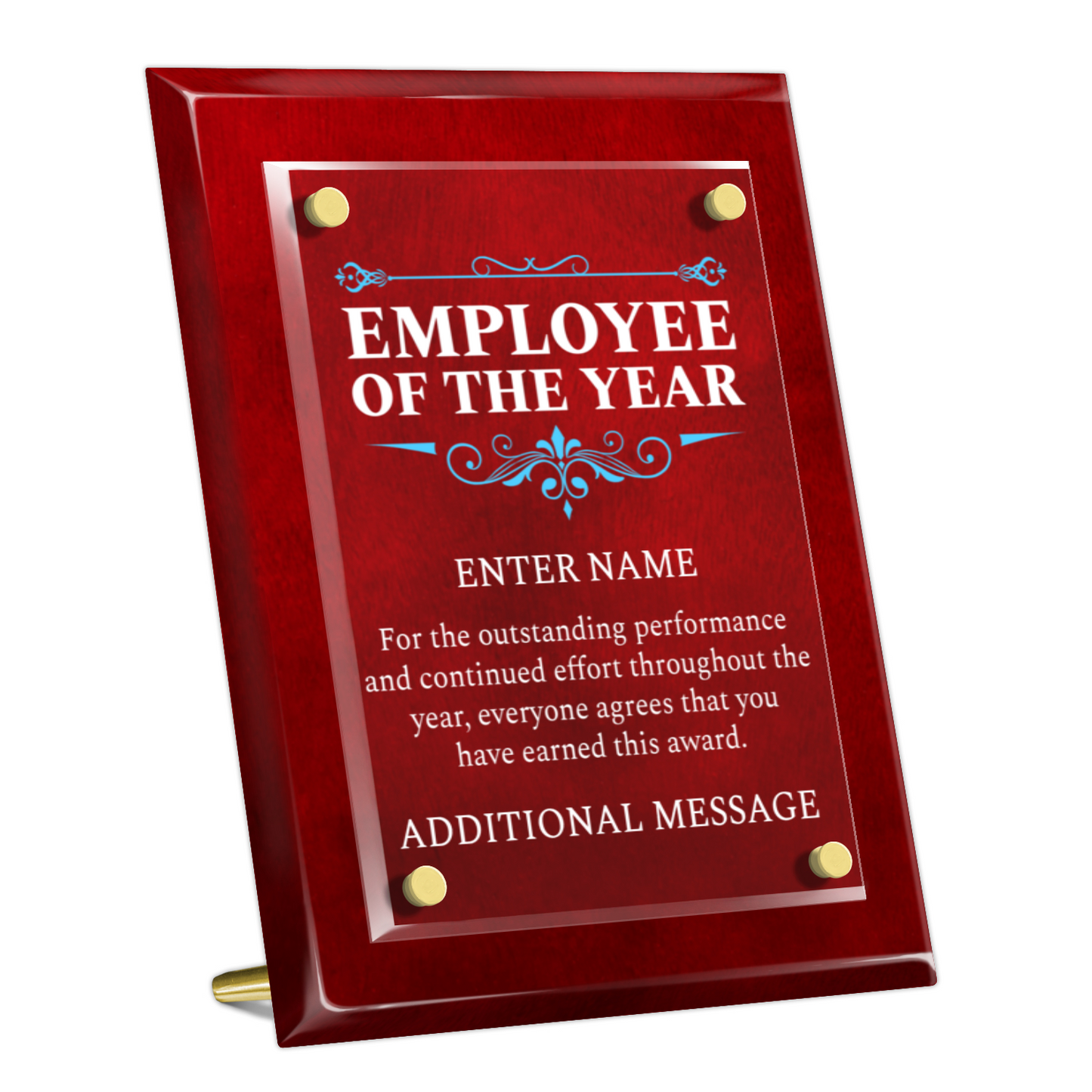 8" x 10" Employee Of The Year Award