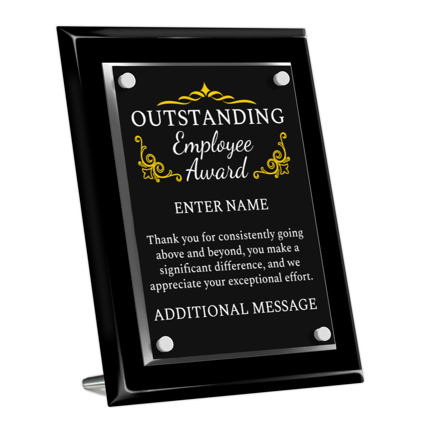 8" x 10" Outstanding Employee Award