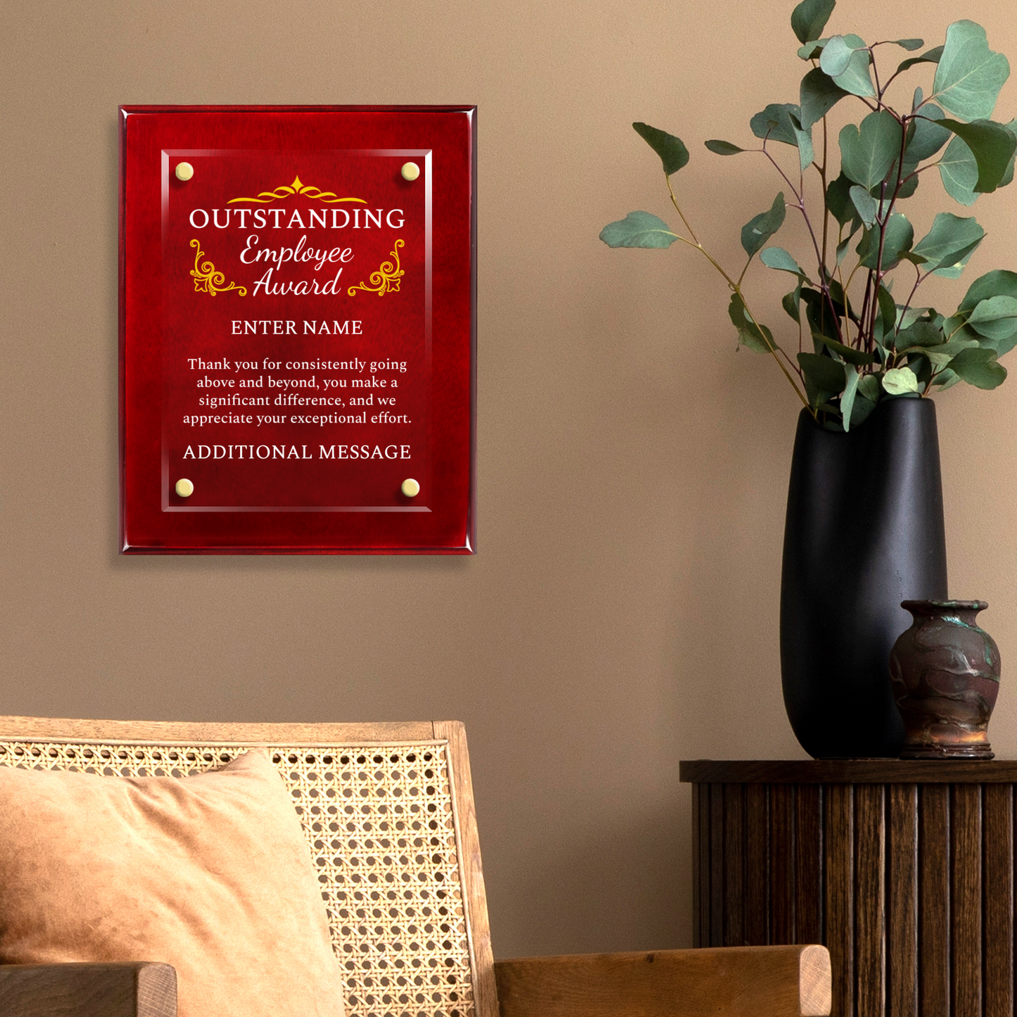 8" x 10" Outstanding Employee Award