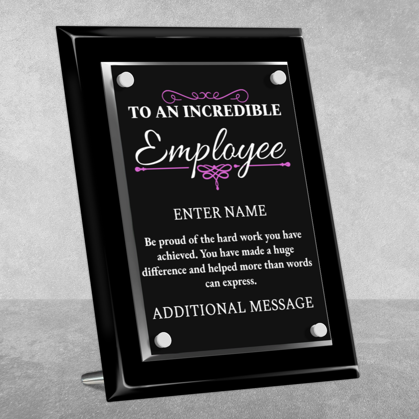 8" x 10" Incredible Employee Award
