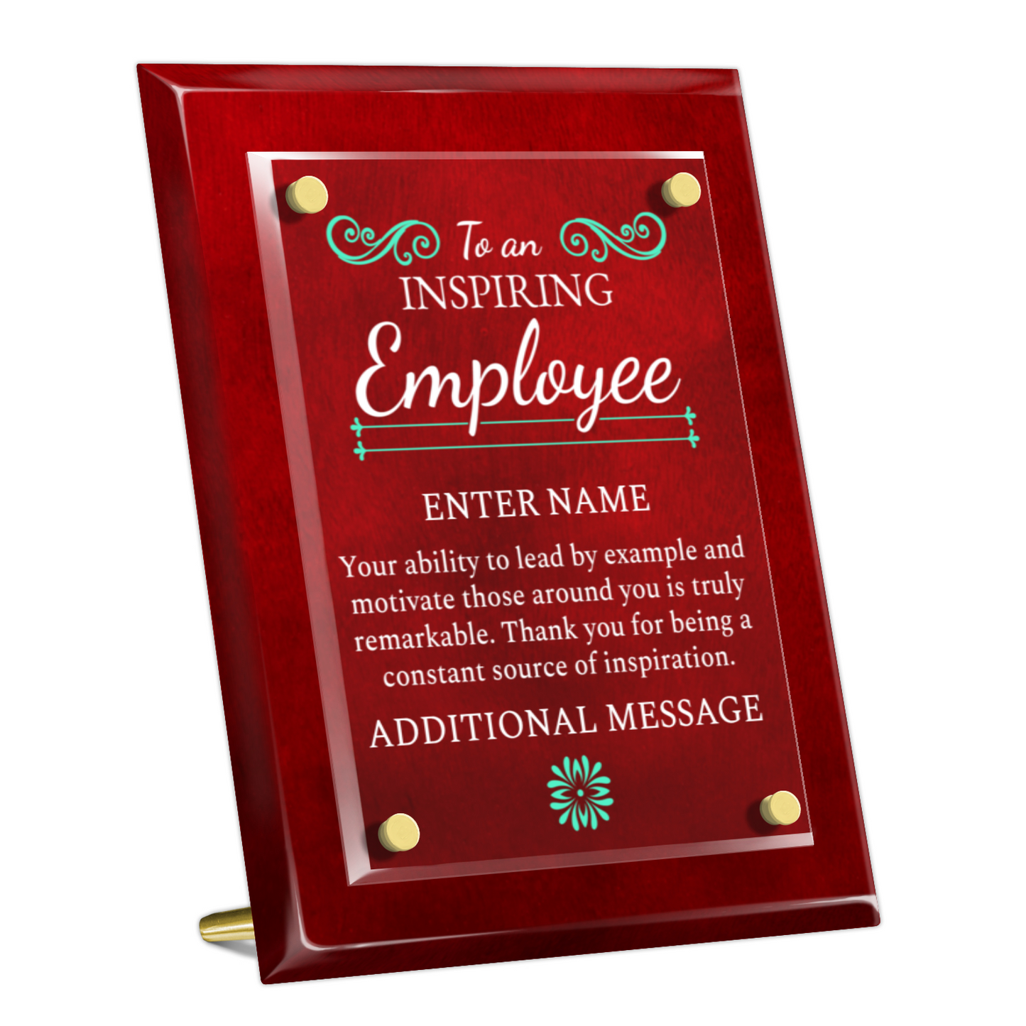 8" x 10" Inspiring Employee Award