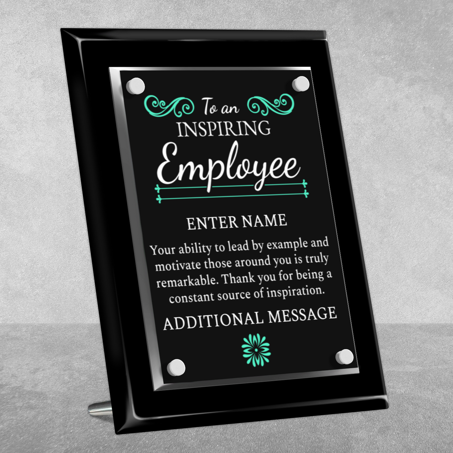 8" x 10" Inspiring Employee Award