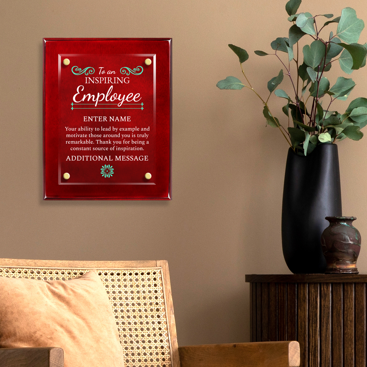 8" x 10" Inspiring Employee Award