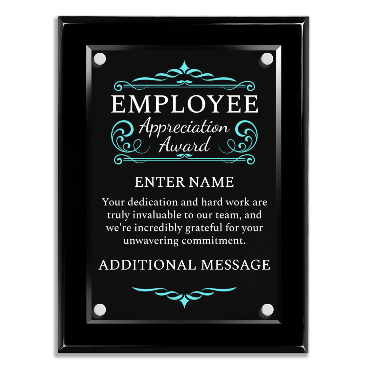9" x 12" Employee Appreciation Award