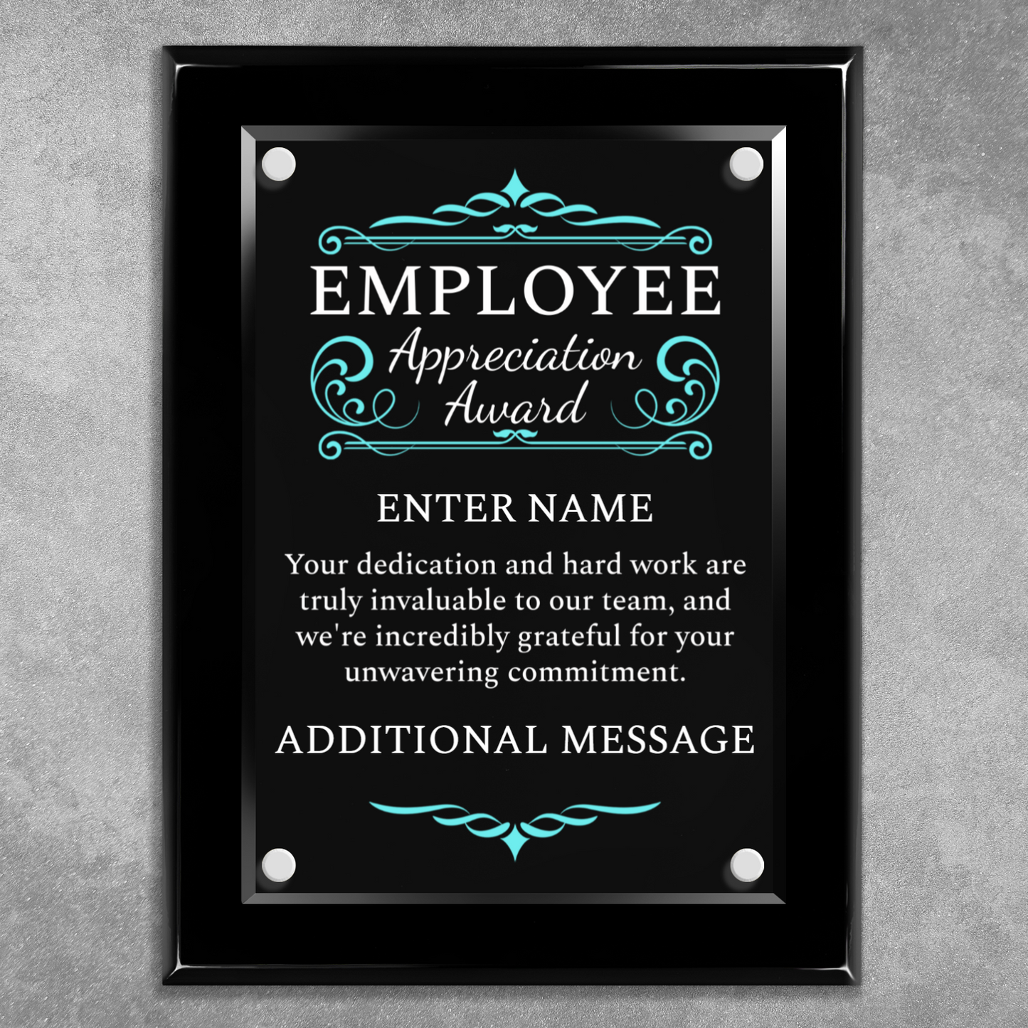 9" x 12" Employee Appreciation Award