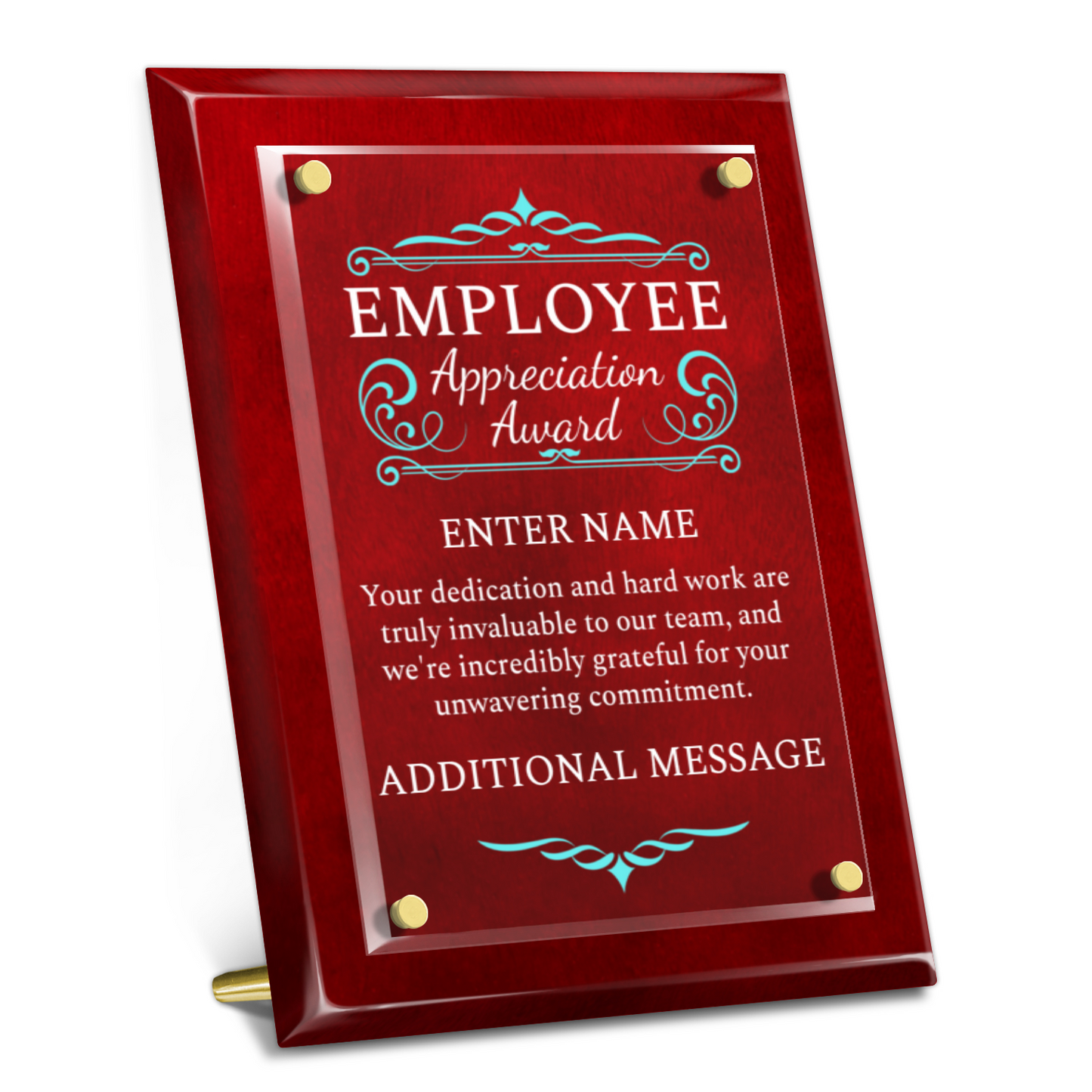9" x 12" Employee Appreciation Award