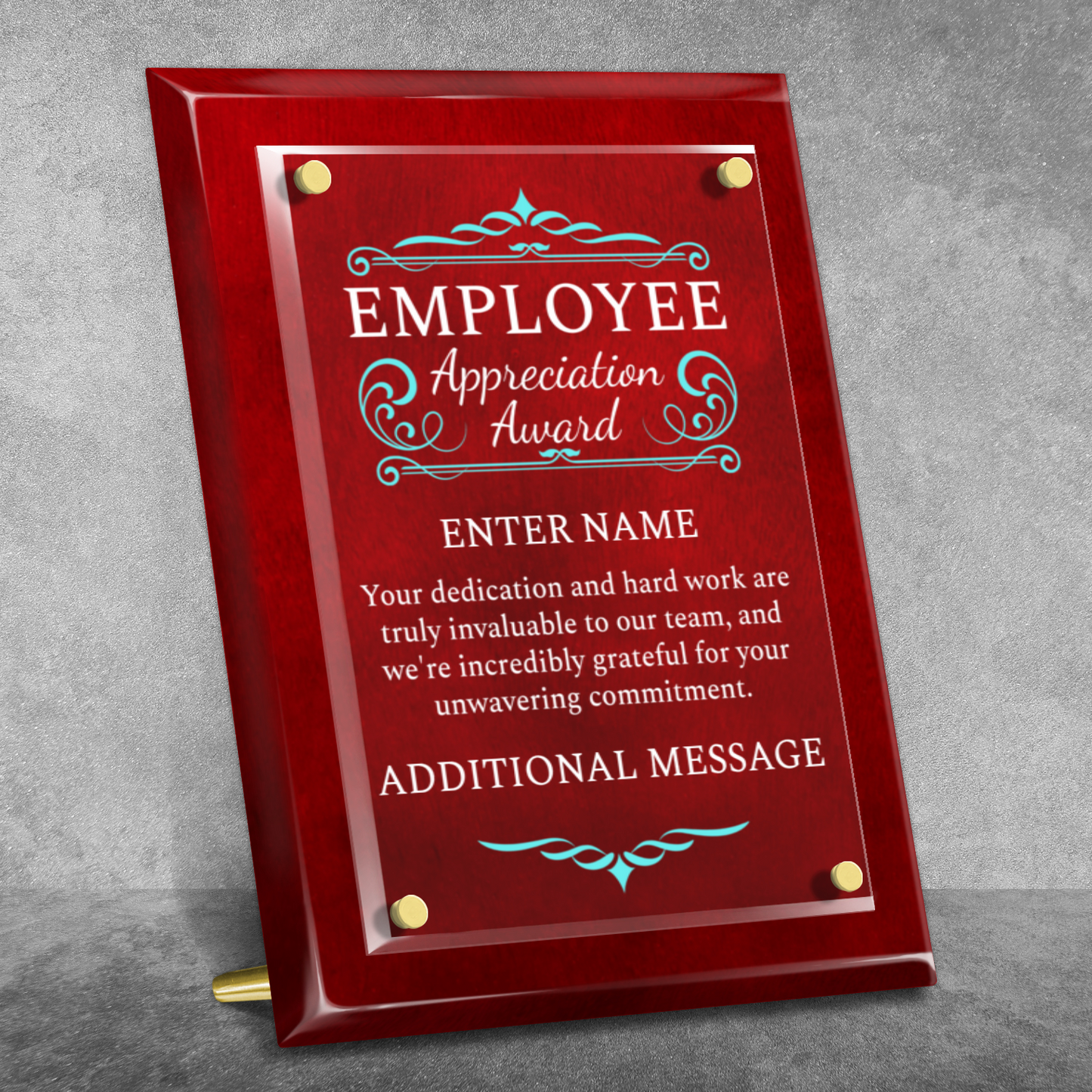 9" x 12" Employee Appreciation Award