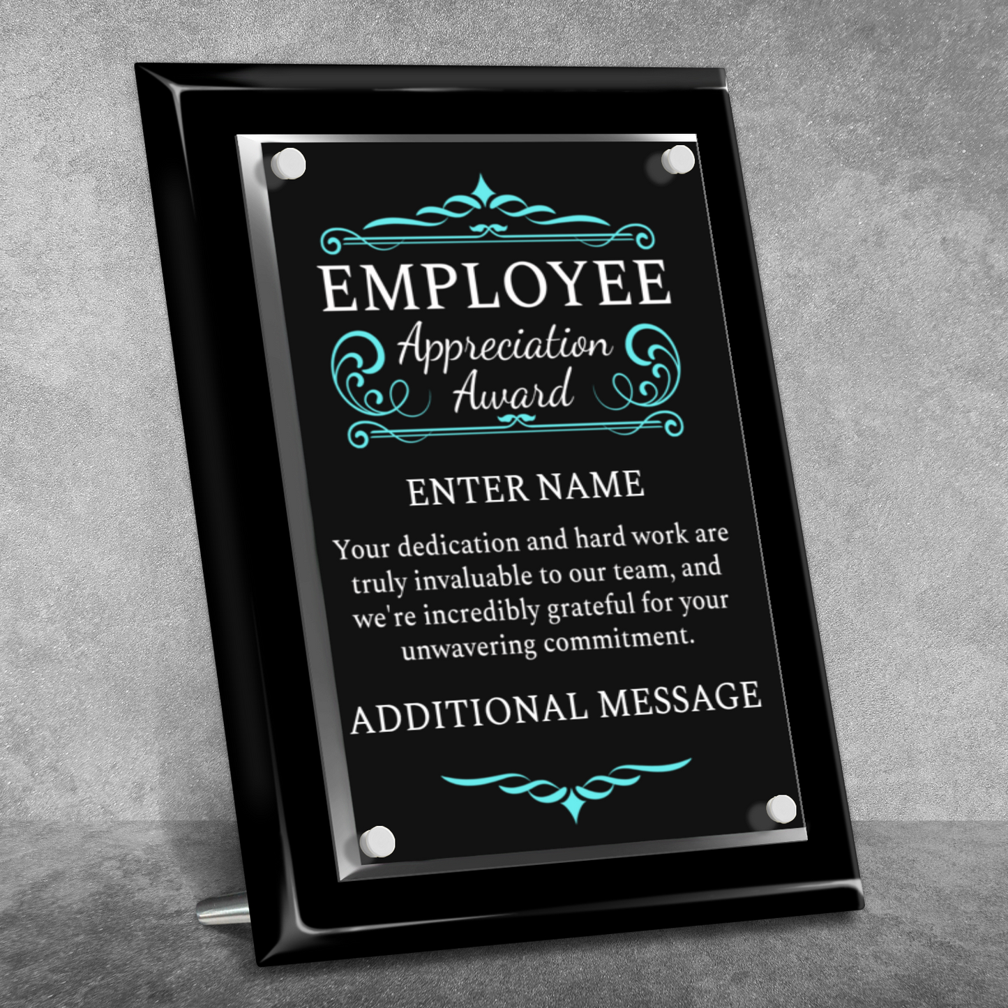 9" x 12" Employee Appreciation Award
